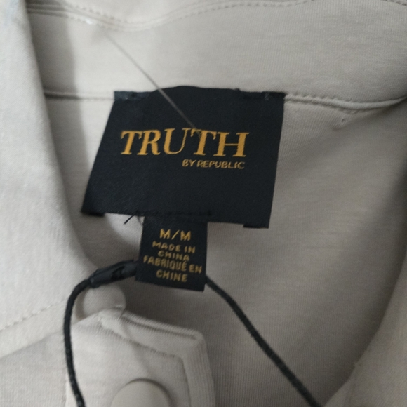 Cream Button-Front Jean Jacket - Picture 8 of 16